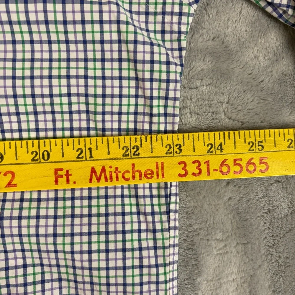 Polo Ralph Lauren Shirt Button Up Mens Large Classic Fit Check Plaid